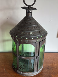 An Arts & Crafts Brass Lantern