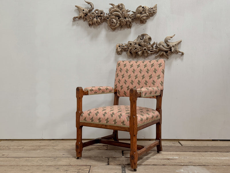 A 19th Century Oak Armchair in the manner of Augustus Pugin