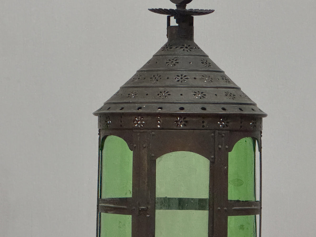 An Arts & Crafts Brass Lantern