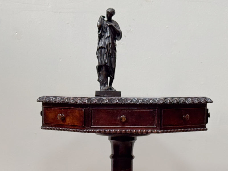 A Mid 19th Century Anglo Indian Padouk Drum Table