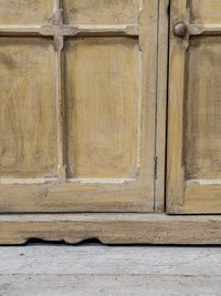 A Mid 19th Century Painted Pine Cupboard