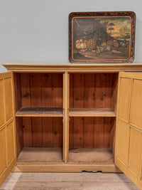 A Mid 19th Century Painted Pine Cupboard