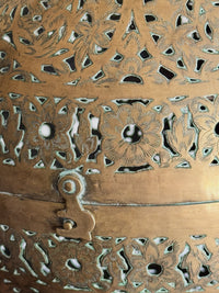 A Late 19th Century Indian Brass Shadow Ball