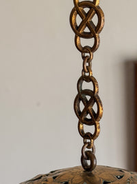 A Late 19th Century Indian Brass Shadow Ball