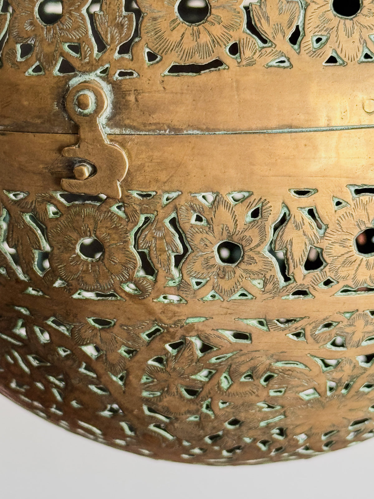 A Late 19th Century Indian Brass Shadow Ball