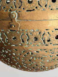 A Late 19th Century Indian Brass Shadow Ball