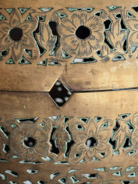 A Late 19th Century Indian Brass Shadow Ball