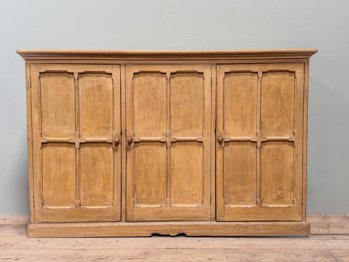 A Mid 19th Century Painted Pine Cupboard