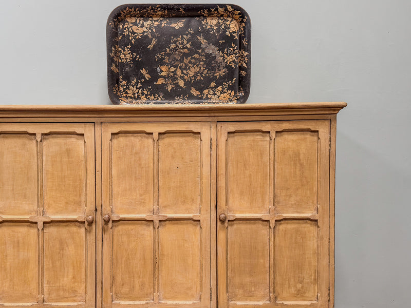 A Mid 19th Century Painted Pine Cupboard