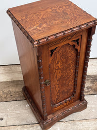 A Late 19th Century Oregon Pine Bedside Cabinet attributed to Howard & Sons
