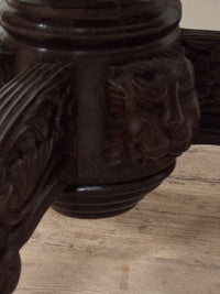 A Late 19th Century Ceylonese Calamander Inlaid Table