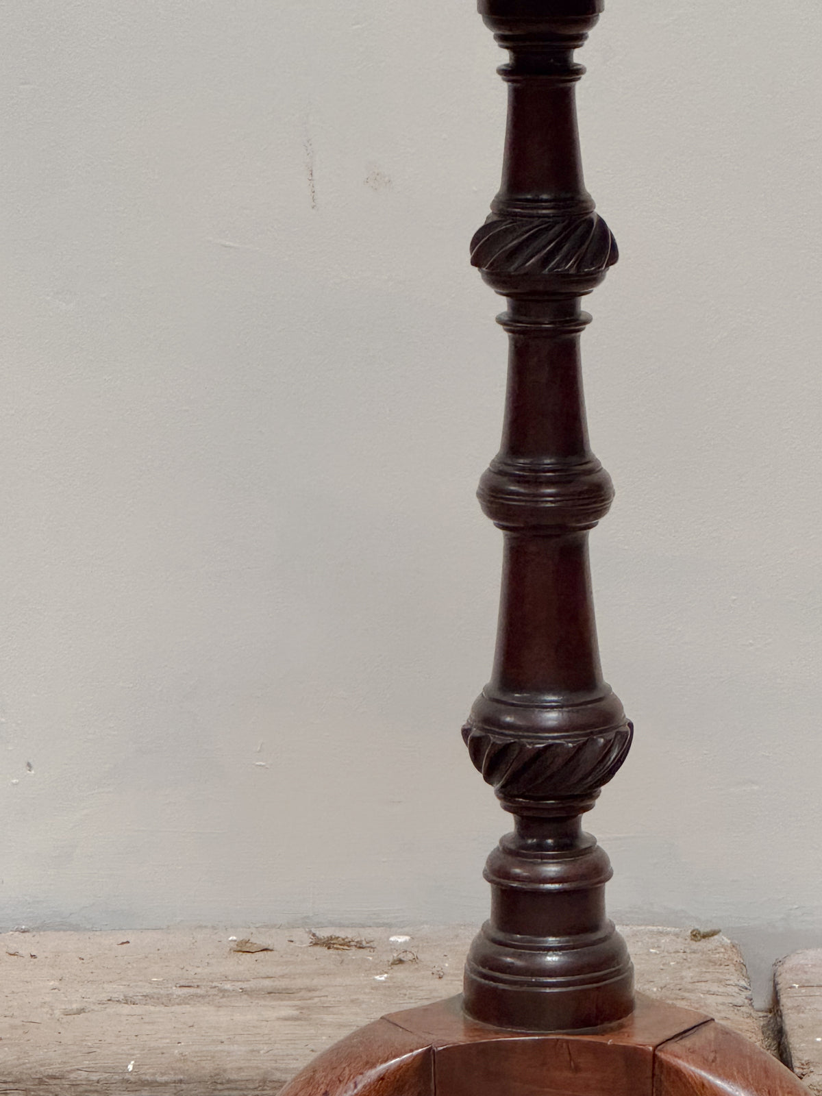 A George III Chippendale Period Mahogany Kettle Stand
