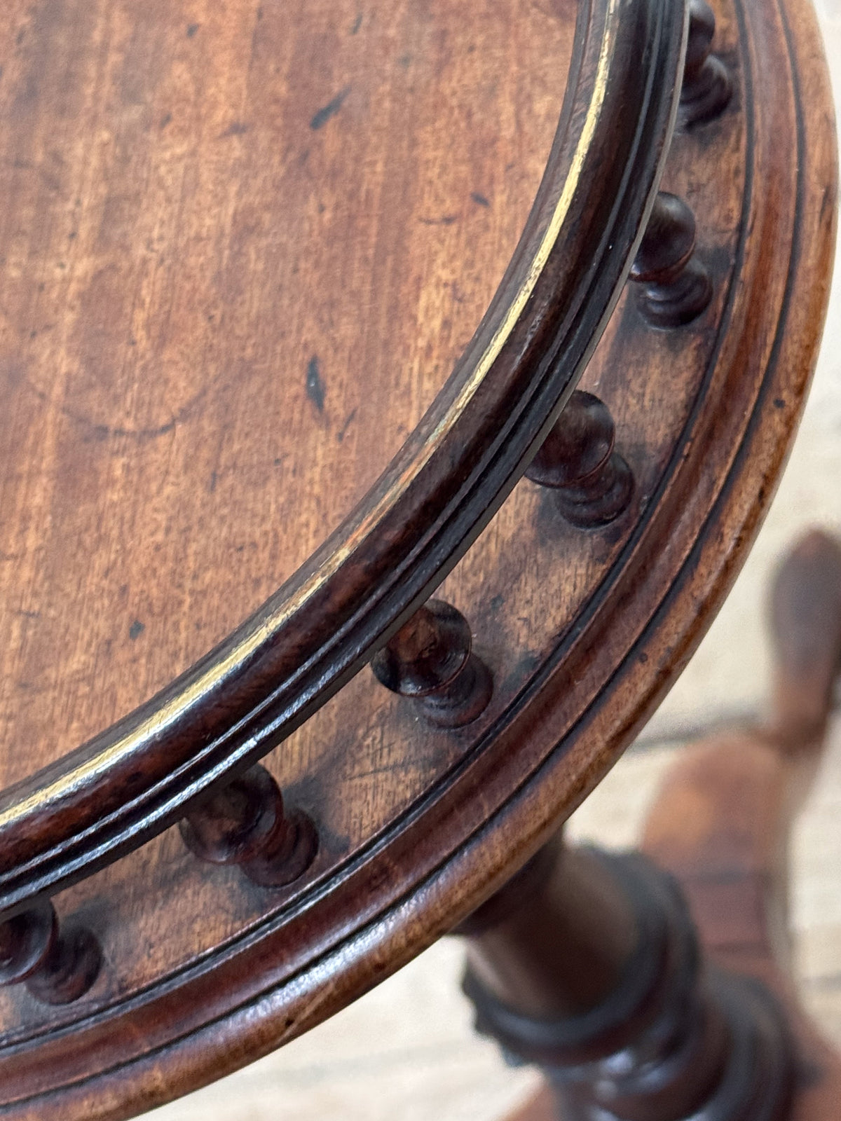 A George III Chippendale Period Mahogany Kettle Stand