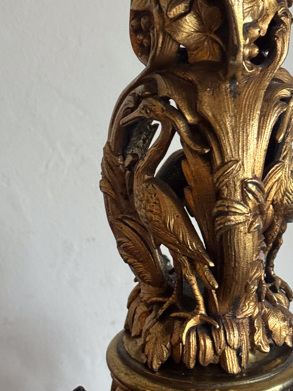 A 19th Century Ormolu and Bronze Lamp in the manner of Morant (1790-1845)