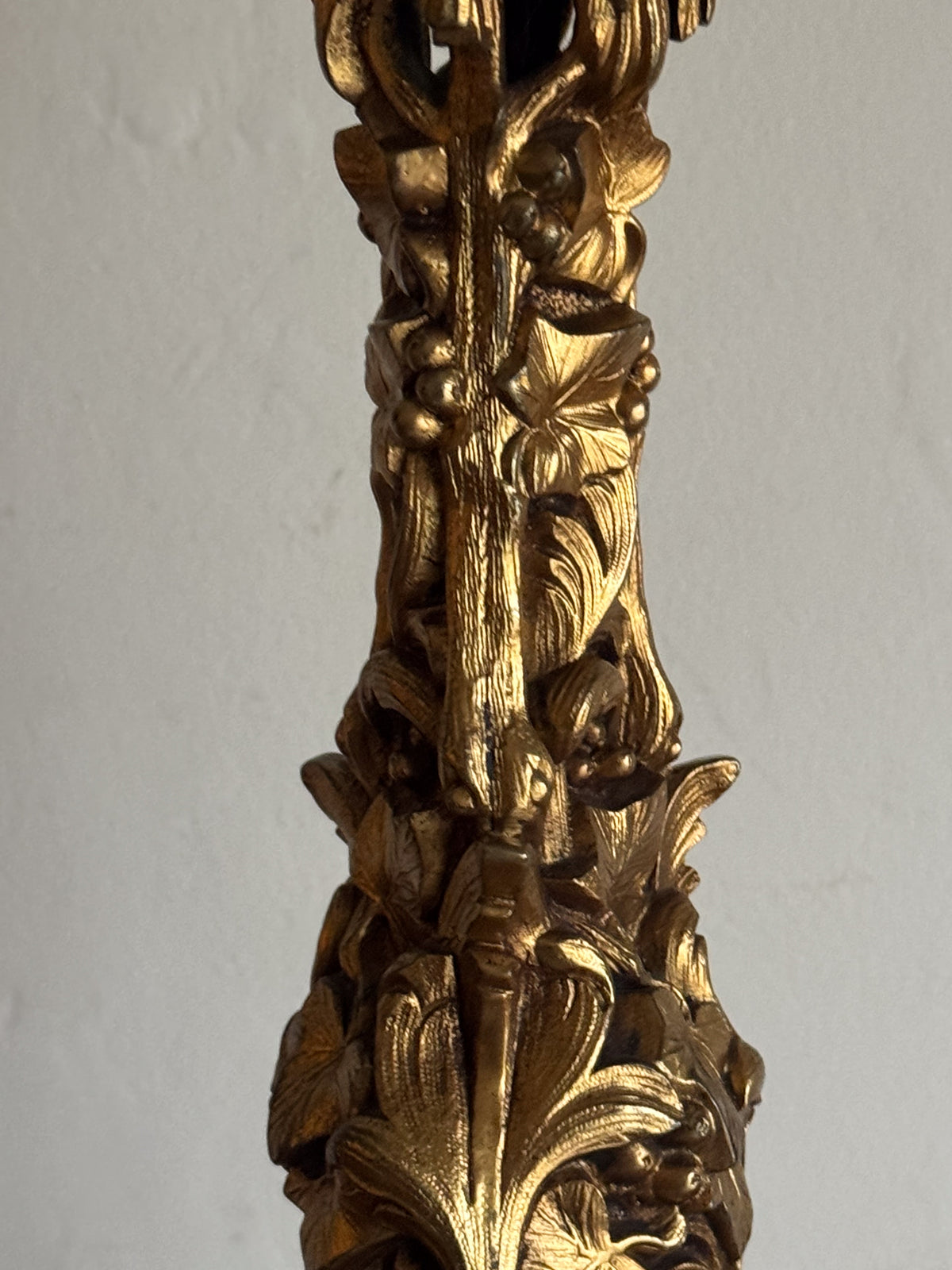A 19th Century Ormolu and Bronze Lamp in the manner of Morant (1790-1845)