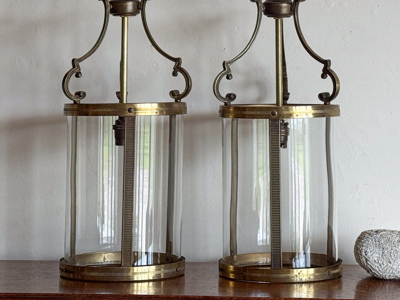 A Pair of Early 20th Century Brass Lanterns