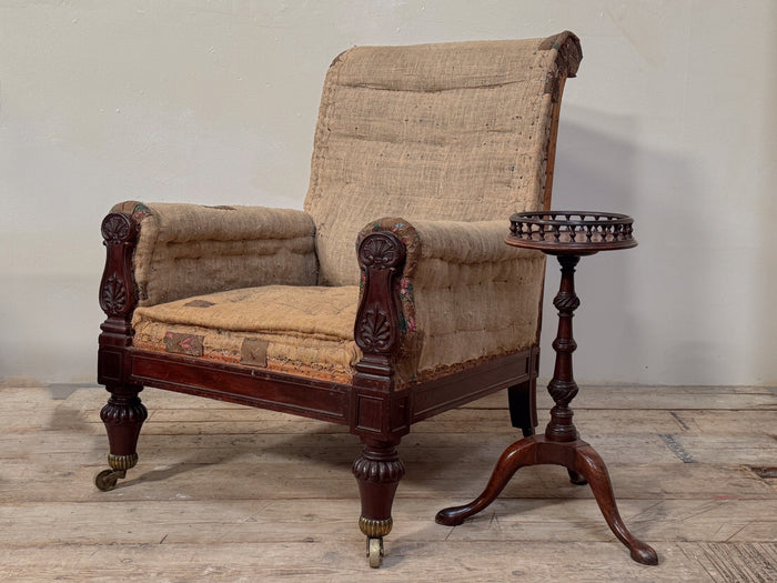 A Mid 19th Century Mahogany Armchair