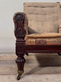 A Mid 19th Century Mahogany Armchair