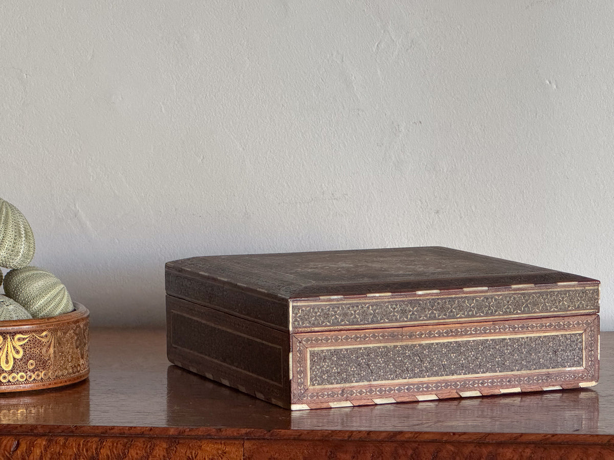 A Late 19th Century Indian Inlaid Box