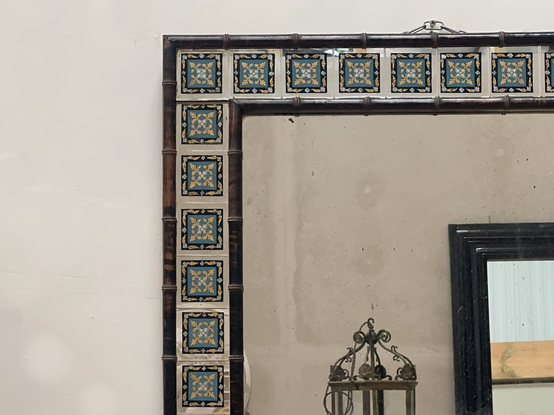 A Late 19th Century Verre Églomisé Mirror