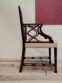 A Set of Four Mahogany 'Cockpen' Chairs after Thomas Chippendale
