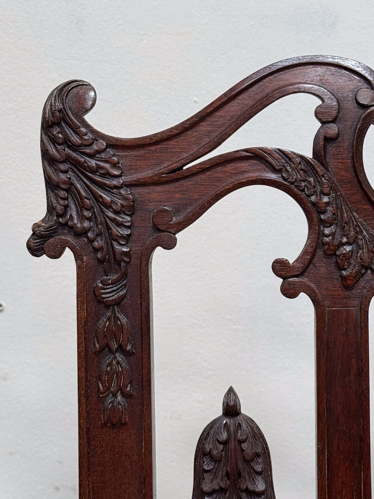 A Set of Four Mahogany 'Cockpen' Chairs after Thomas Chippendale