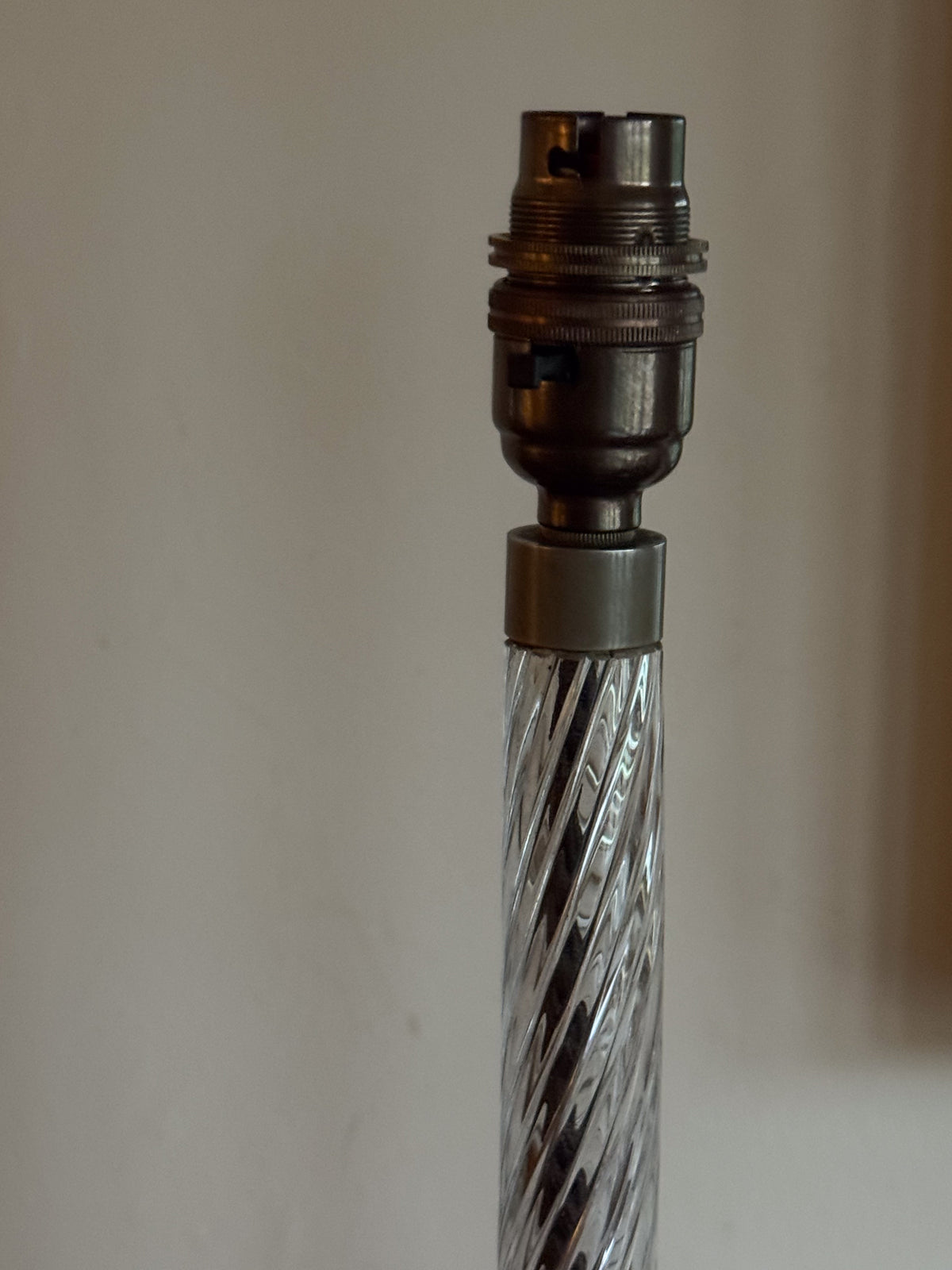 A Pair of Late 19th Century Glass Lamps