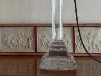 A Late 19th Century Cut Glass Lamp
