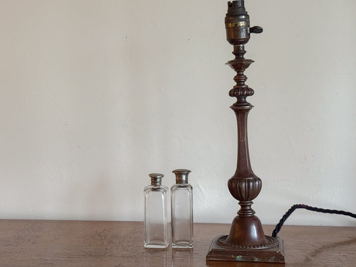 An Early 20th Century Bronze Lamp