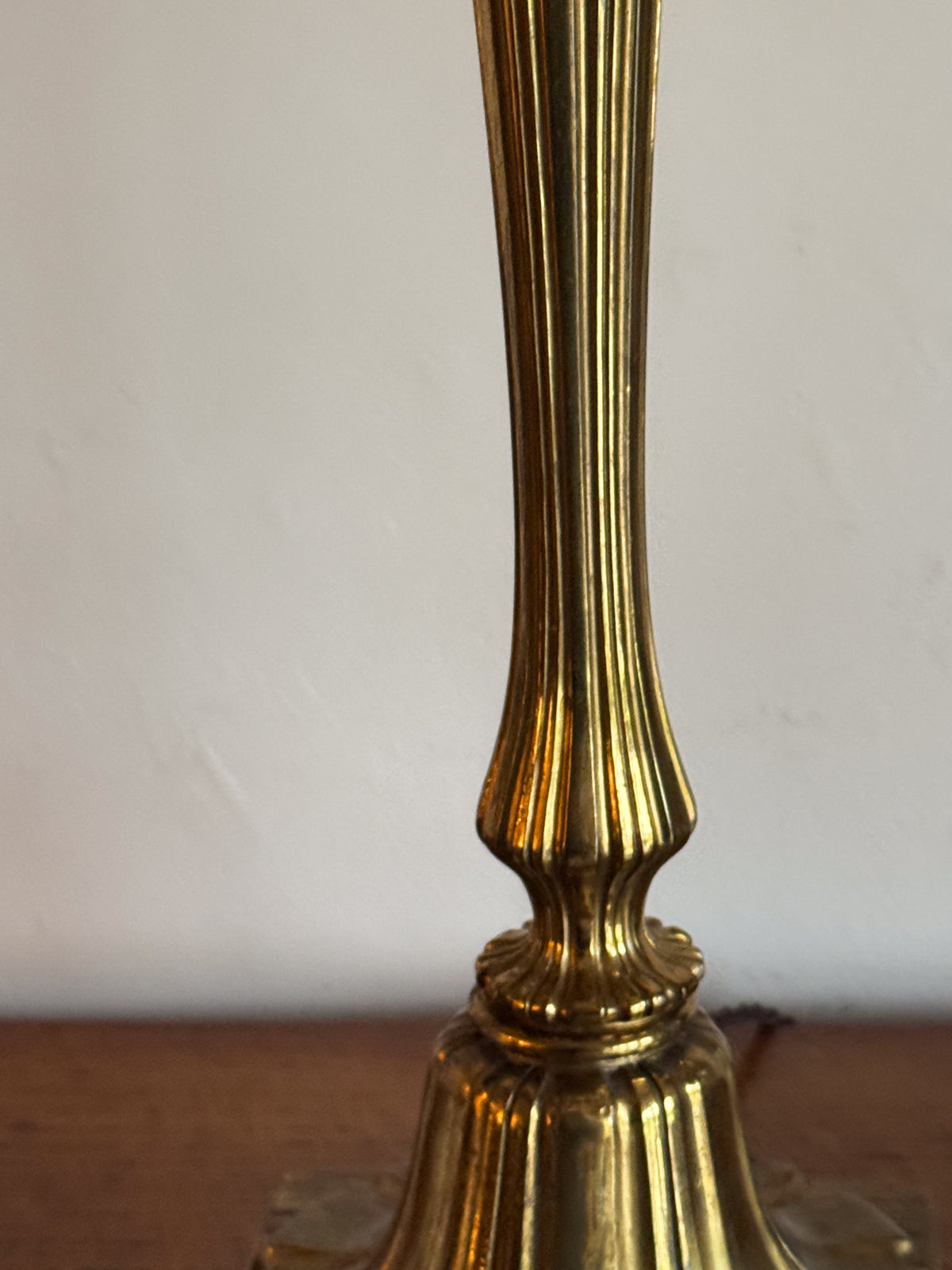 A George IV Brass Lamp