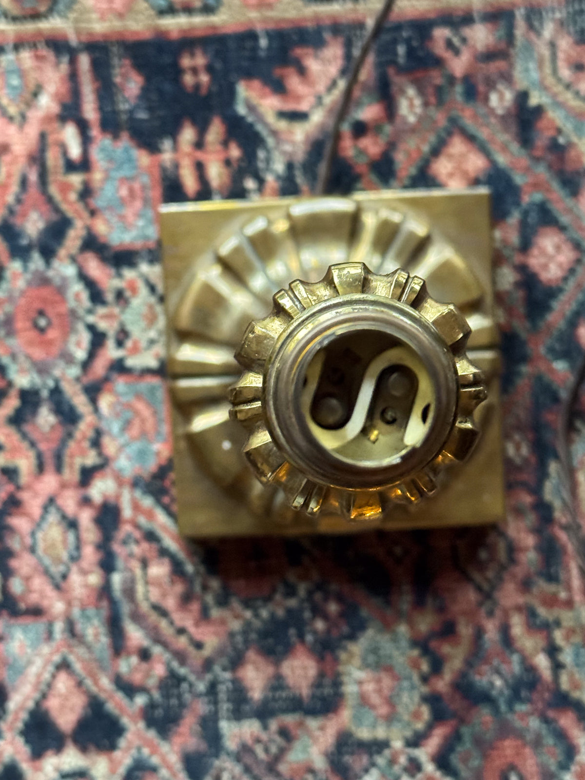 A George IV Brass Lamp