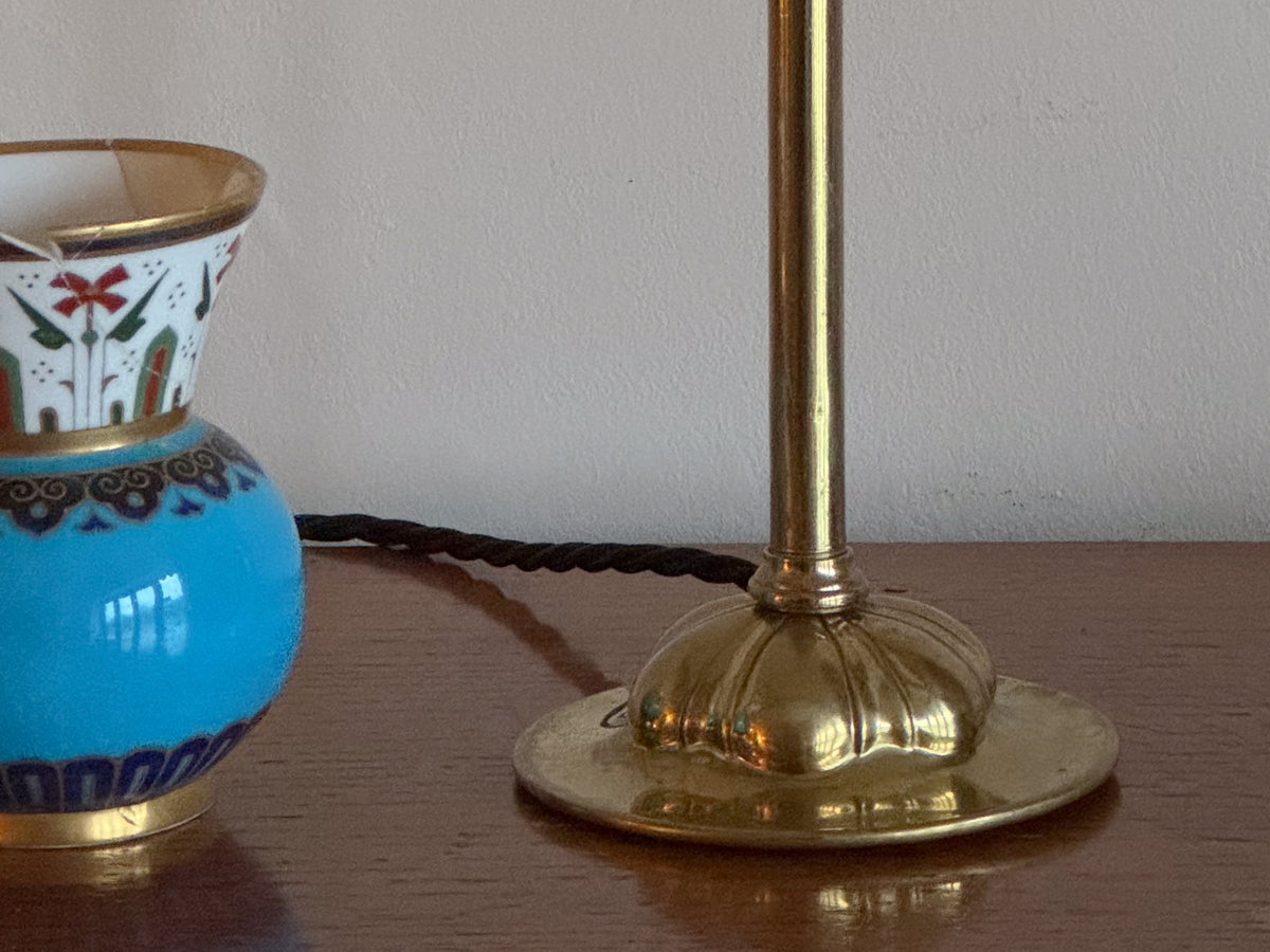 An Early 20th Century Brass Lamp in the manner of W.A.S Benson