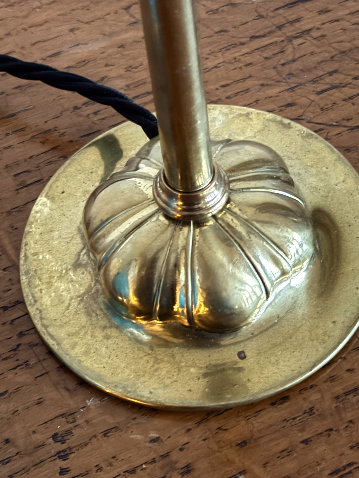 An Early 20th Century Brass Lamp in the manner of W.A.S Benson