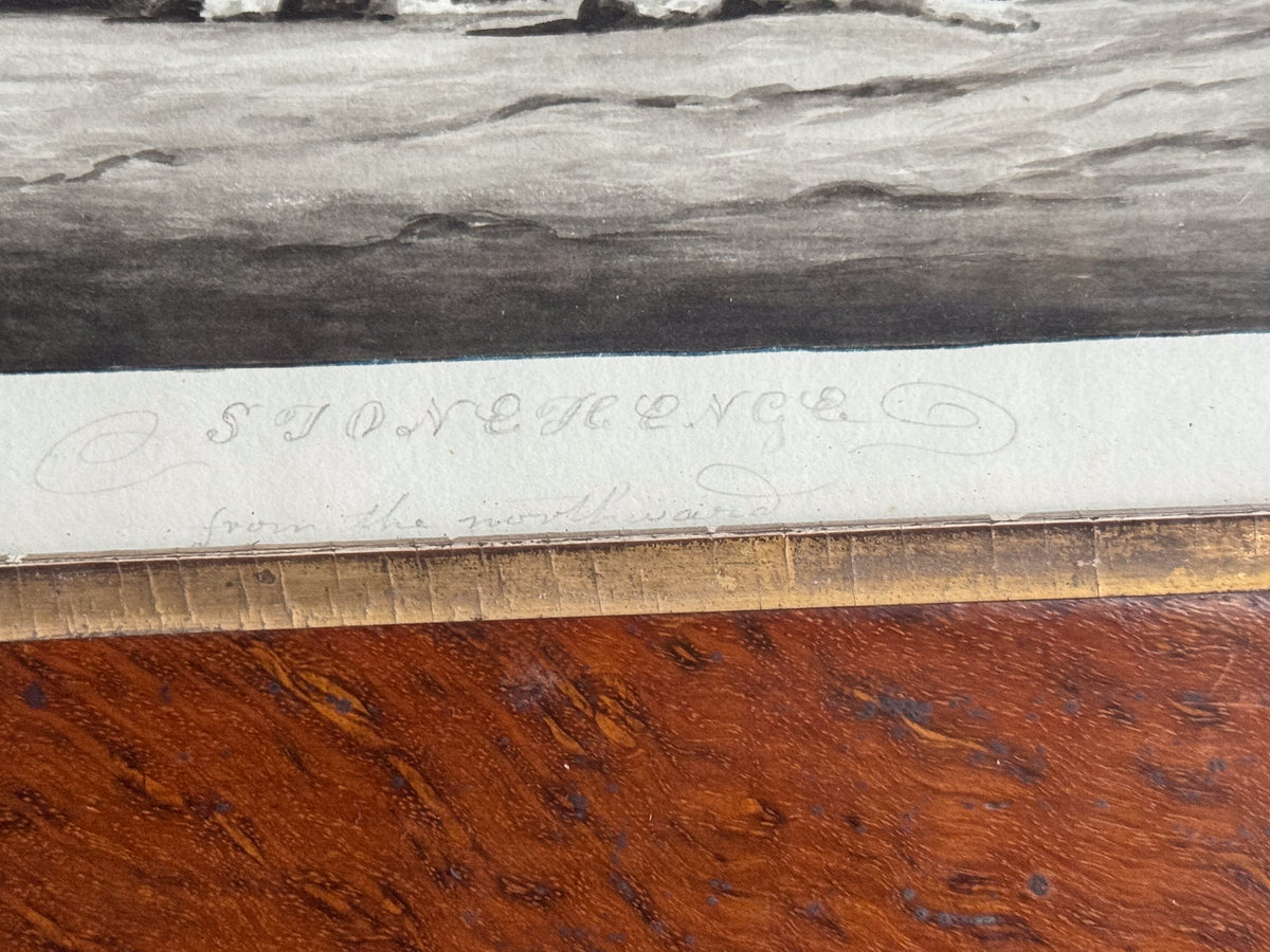 An Early 19th Century Engraving of Stonehenge by John Browne ARA (1742-1801)