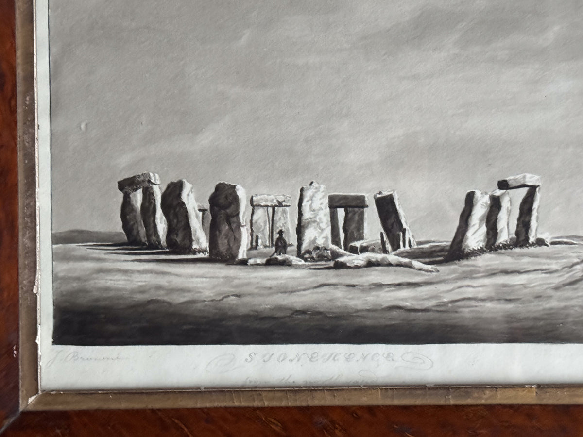 An Early 19th Century Engraving of Stonehenge by John Browne ARA (1742-1801)