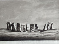 An Early 19th Century Engraving of Stonehenge by John Browne ARA (1742-1801)