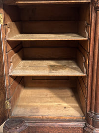 A Mid 19th Century Oak Gothic Revival Side Cabinet