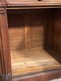 A Mid 19th Century Oak Gothic Revival Side Cabinet
