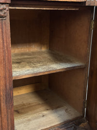 A Mid 19th Century Oak Gothic Revival Side Cabinet