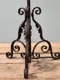 A Pair of Mid 20th Century Wrought Iron Floor Lamps