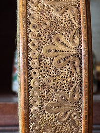 A Rare 18th Century Rolled Paper Wine Coaster