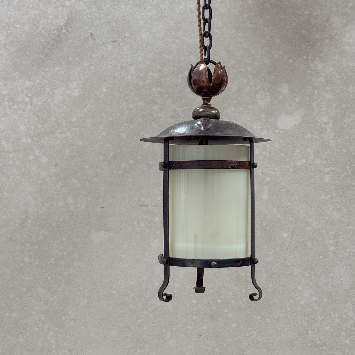 An Arts & Crafts Copper & Brass Lantern
