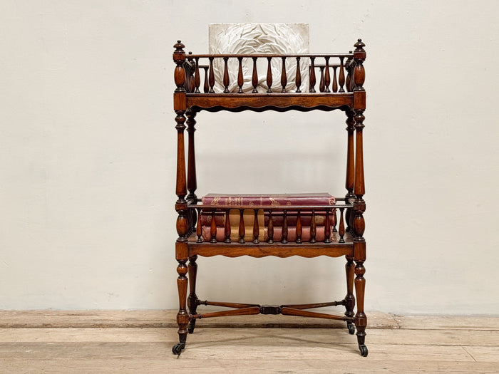 An Early 19th Century Mahogany Tiered Side Table