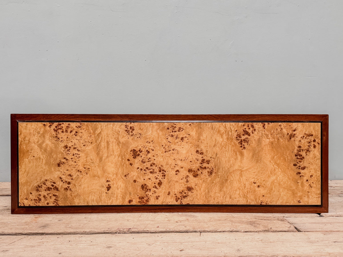 A Pair of Art Deco Mahogany & Burr Maple Console Tables