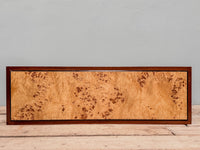 A Pair of Art Deco Mahogany & Burr Maple Console Tables