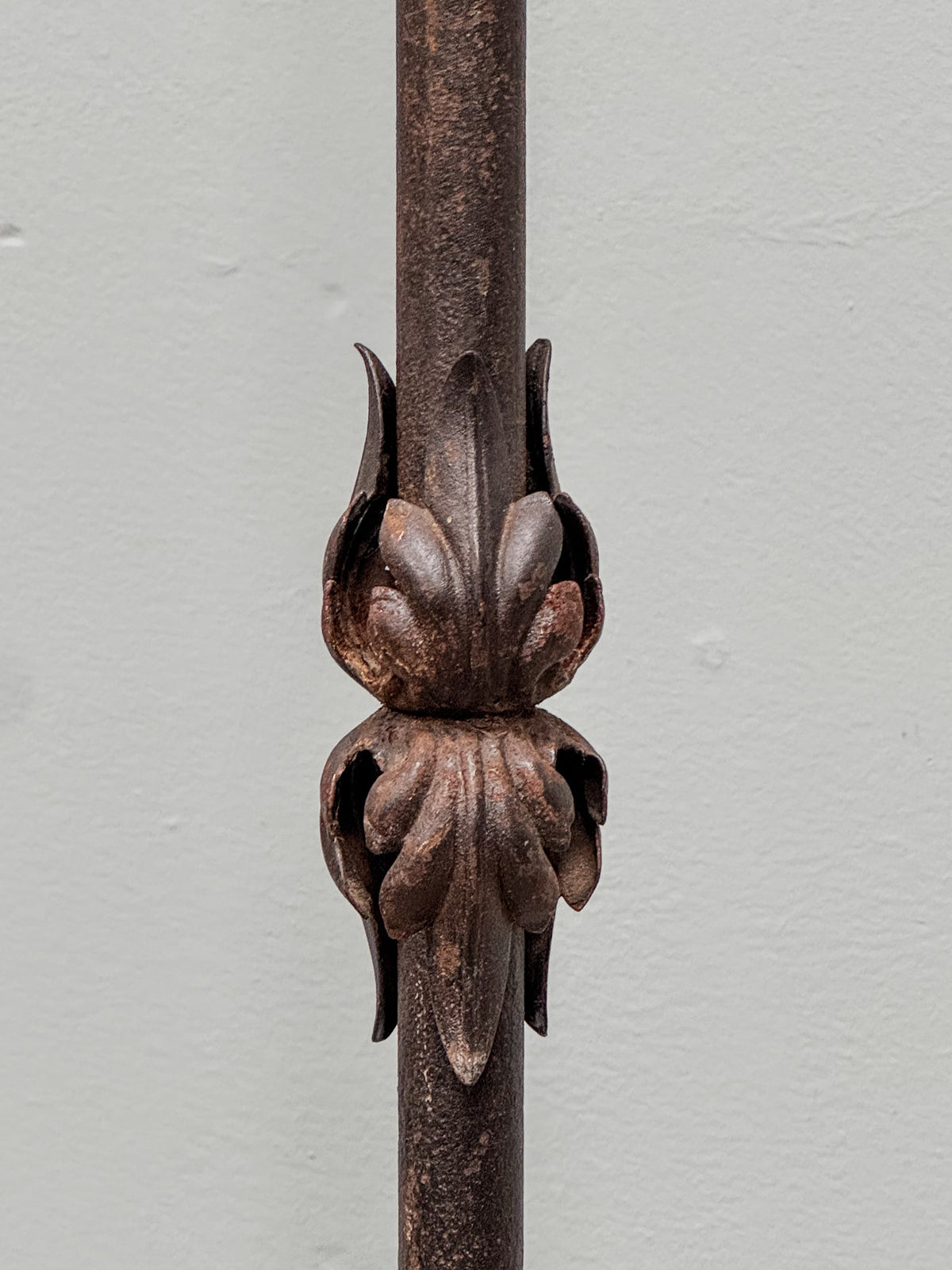 A Pair of Mid 20th Century Wrought Iron Floor Lamps