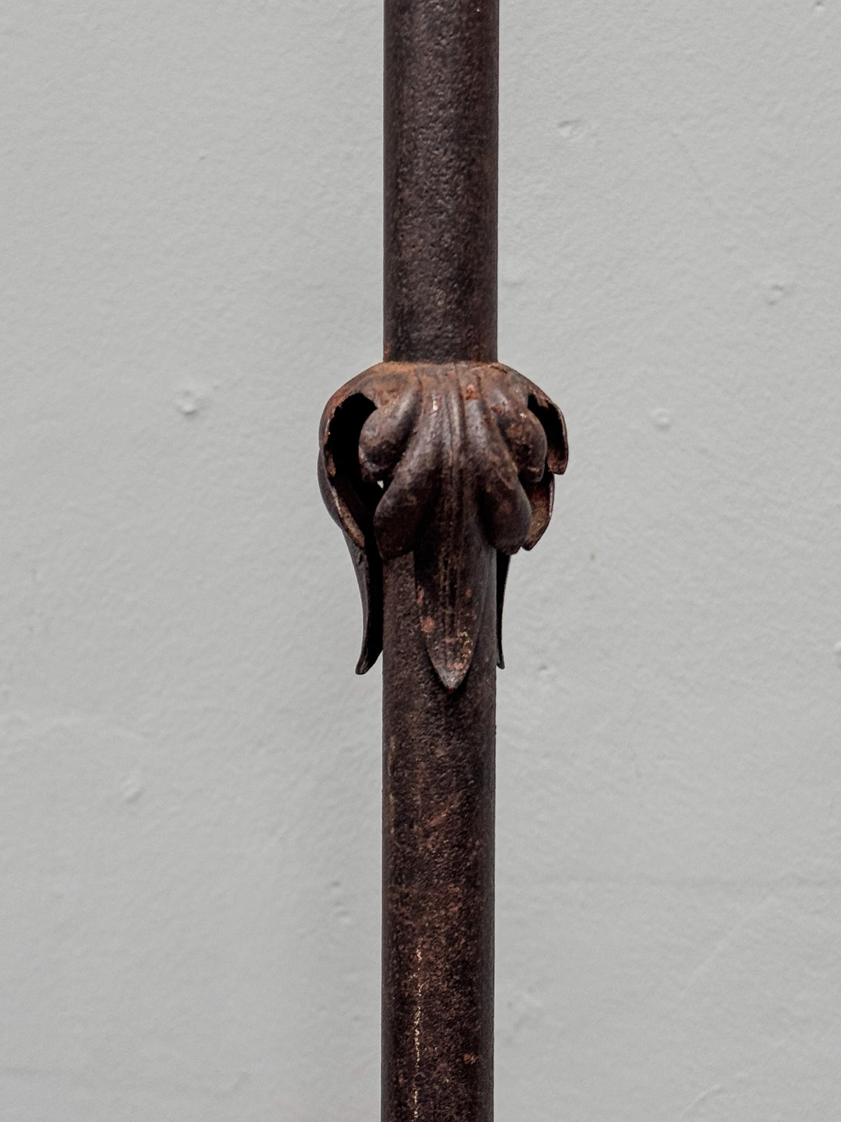 A Pair of Mid 20th Century Wrought Iron Floor Lamps