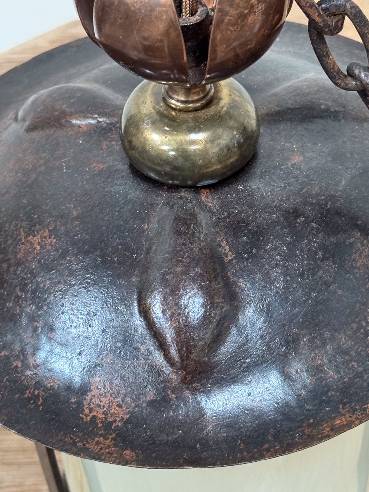 An Arts & Crafts Copper & Brass Lantern