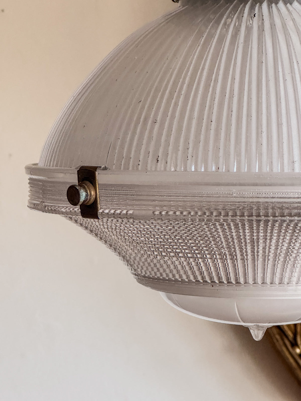 An Early 20th Century Holophane Pendant Light