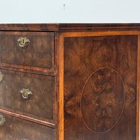 A William & Mary Oyster Veneered Chest of Drawers